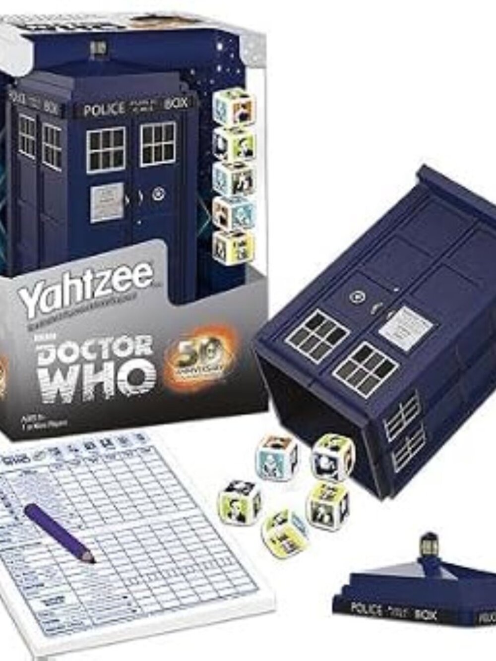 NWT Doctor Who 50th Anniversary Collector's Edition Yahtzee